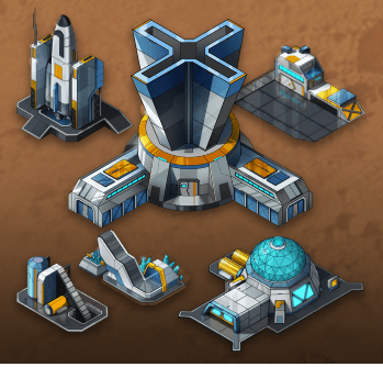 Base building from play-to-earn game Operation Dawn