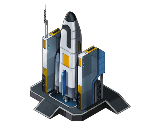 The Launchpad building from play-to-earn game Operation Dawn