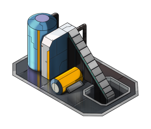Ore Mining Module building from play-to-earn game Operation Dawn